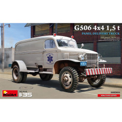 MiniArt 38083 G506 4x4 1.5t Panel Delivery Truck 1:35 Model Kit