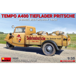 MiniArt 38045 Tempo A400 Tieflader Pritsche Beer Delivery Truck 1:35 Model Kit