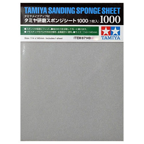 Tamiya 87149 Sanding Sponge Sheet 1000 Tam87149 for sale online 