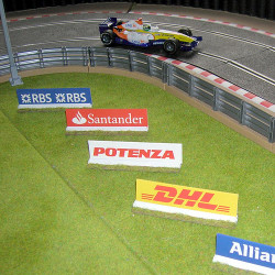 SLOT TRACK SCENICS AB3A Advertising Boards - for Scalextric