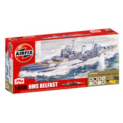 Airfix A50069 HMS Belfast Gift Set 1:600 Plastic Model Kit