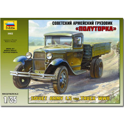 ZVEZDA 3602 Soviet Army 1.5ton Truck WWII 1:35 Model Kit