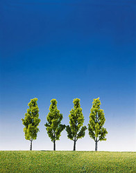 FALLER Birch Trees 90mm (4) HO Gauge Scenics 181423