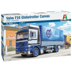 Italeri 3945 Volvo F-16 Globetrotter Canvas Truck 1:24 Plastic Model Kit