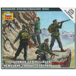 ZVEZDA 6154 German Gebirgsjager Snap Fit Model Kit 1:72