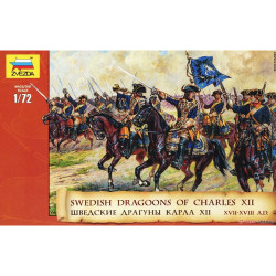 Zvezda 8057 Swedish Dragoons of Charles XII (17th - 18th Century) 1:72 Model Kit