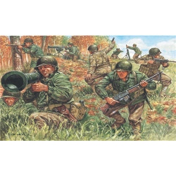 ITALERI WWII US Infantry Jun 6046 1:72 Figures Kit