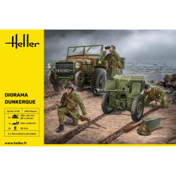 Heller 30326 Dunkerque Dunkirk Diorama w/Laffly V15T 1:35 Model Kit