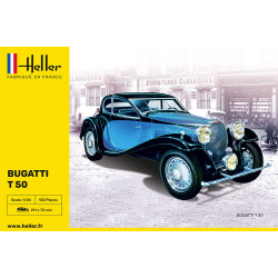 Heller 80706 Bugatti T 50 1:24 Model Kit