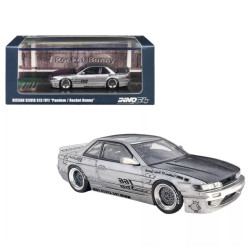 Inno64 Nissan Silvia (S13) V1 Pandem Rocket Bunny Silver 1:64 Diecast Model Car