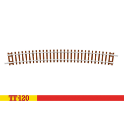 Hornby TT:120 Curve - 6th Radius 15° 640mm TT8007