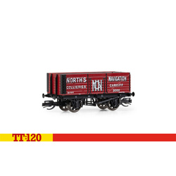 Hornby TT:120 7 Plank Wagon ‘North's Navigation' No. 3000 - Era 2 TT6002