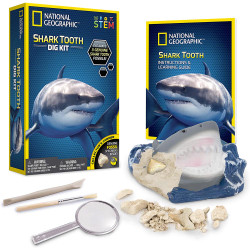 National Geographic Shark Tooth Dig Kit STEM Toy Age 8+