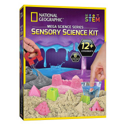 National Geographic Science Sensory Kit STEM Slime/Putty/Sand Toy Age 8+