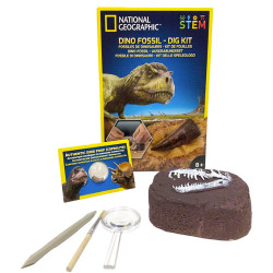 National Geographic Dinosaur Fossil Dig Kit STEM Toy JM80215 Age 8+