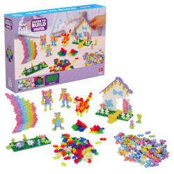 Plus-Plus Learn To Build - Pastel - 600pcs Building Block Toy 5009