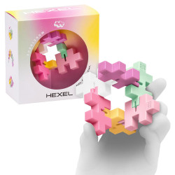 Plus-Plus HEXEL Bubblegum Block Fidget Toy 3847