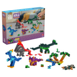 Plus-Plus Learn to Build Dinosaurs - 600pcs Building Block Toy 3918