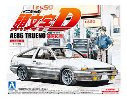 Aoshima 00896 Toyota Ae86 Trueno Takumi Fujiwara 1:32 Model Car Kit