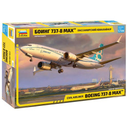 ZVEZDA 7026 Boeing 737-8 MAX Civil Airliner Plane Model Kit