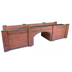 Metcalfe PO246 Red Brick Railway Bridge Double Track HO/OO Gauge Kit