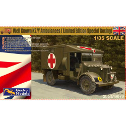 Gecko Models K2/Y British Ambulance 1:35 Plastic Model Kit