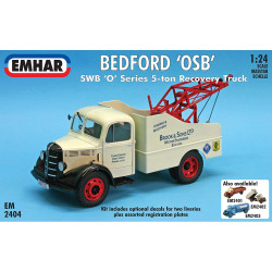 Emhar 2404 Bedford O Series SWB Recovery Truck 1:24 Plastic Model Kit