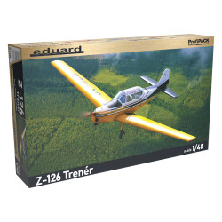 Eduard 82181 Zlin Z-126 Czechoslovak Plane ProfiPack 1:48 Plastic Model Kit