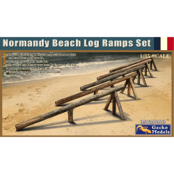 Gecko 35GM0083 Normandy Beach Log Ramps Set WWII Diorama 1:35 Model Kit