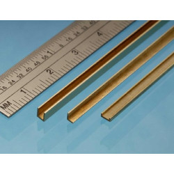 Albion Alloys UC1 Brass U Channel 1 x 1 x 1mm