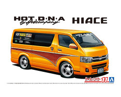 Aoshima 05948 Toyota Hot Company Trh200V Hiace '12 1:24 Model Car Kit