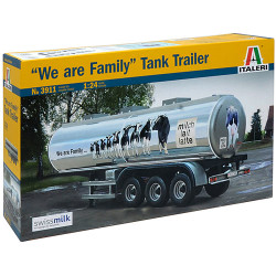 ITALERI We Are Family Tank Trailer 3911 1:24 Trucks Model Kit
