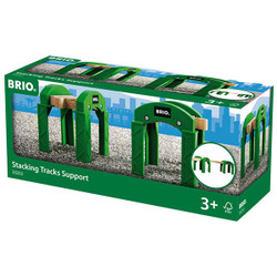 BRIO 33253 Stacking Track Supports - Box Of 2 for Wooden Train Set