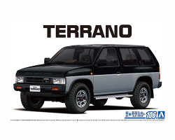 Aoshima 05708 Nissan D21 Terrano V6-3000 R3M '91 1:24 Model Car Kit