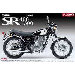 Aoshima 05169 Yamaha SR400/500 '96 1:12 Plastic Model Motorcycle Kit