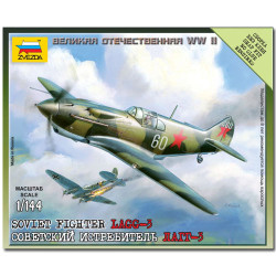 ZVEZDA 6118 Soviet Fighter Lagg-3 Snap Fit Aircraft Model Kit 1:144