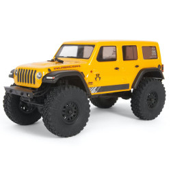 Axial SCX24 Jeep Wrangler JLU CRC 1:24 RTR Yellow RC Car AXI00002T2