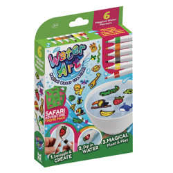 Water Art Magical Water Markers - Safari 6 Pen Pack - Creative Art Toy