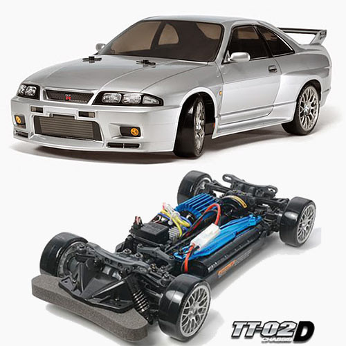 TAMIYA RC 58604 Skyline GTR R33 TT-02D 1:10 Car Assembly Kit - Jadlam Toys  & Models - Buy Toys & Models Online