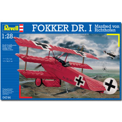 REVELL Fokker Dr.I Richthofen 1:28 Aircraft Model Kit - 04744