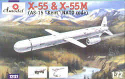 A-Model 72127 X-55 and X-55M cruise missile 1:72 Aircraft Model Kit