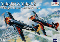 A-Model 72179 Yakovlev Yak-50 and Yakovlev Yak-52 1:72 Aircraft Model Kit