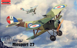 Roden 061 Nieuport N.27 1:72 Aircraft Model Kit