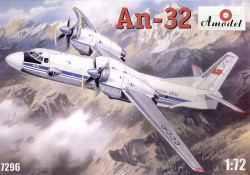 A-Model 7296 Antonov An-32 with decals 1:72 Aircraft Model Kit