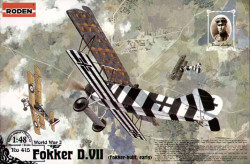 Roden 415 Fokker D.VII 1:48 Aircraft Model Kit