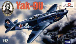 A-Model 7289 Yakovlev Yak-9U 1:72 Aircraft Model Kit