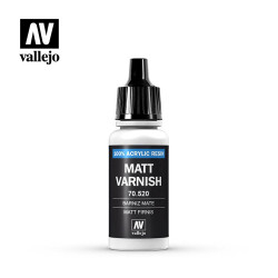 Vallejo Model Color VAL520 Matt Varnish 17ml Waterbased Acrylic