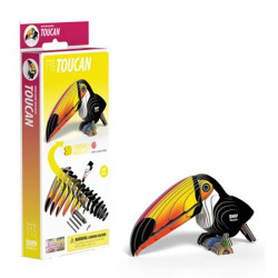 EUGY 3D Toucan No.115 Model Craft Kit