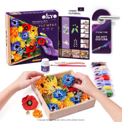 Okto Freedom Flowers Air Clay Sensory Art Craft Kit