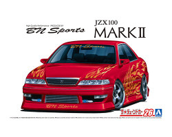 Aoshima 06132 Toyota Bn Sports Jzx100 MarkⅡ '98 1:24 Model Car Kit